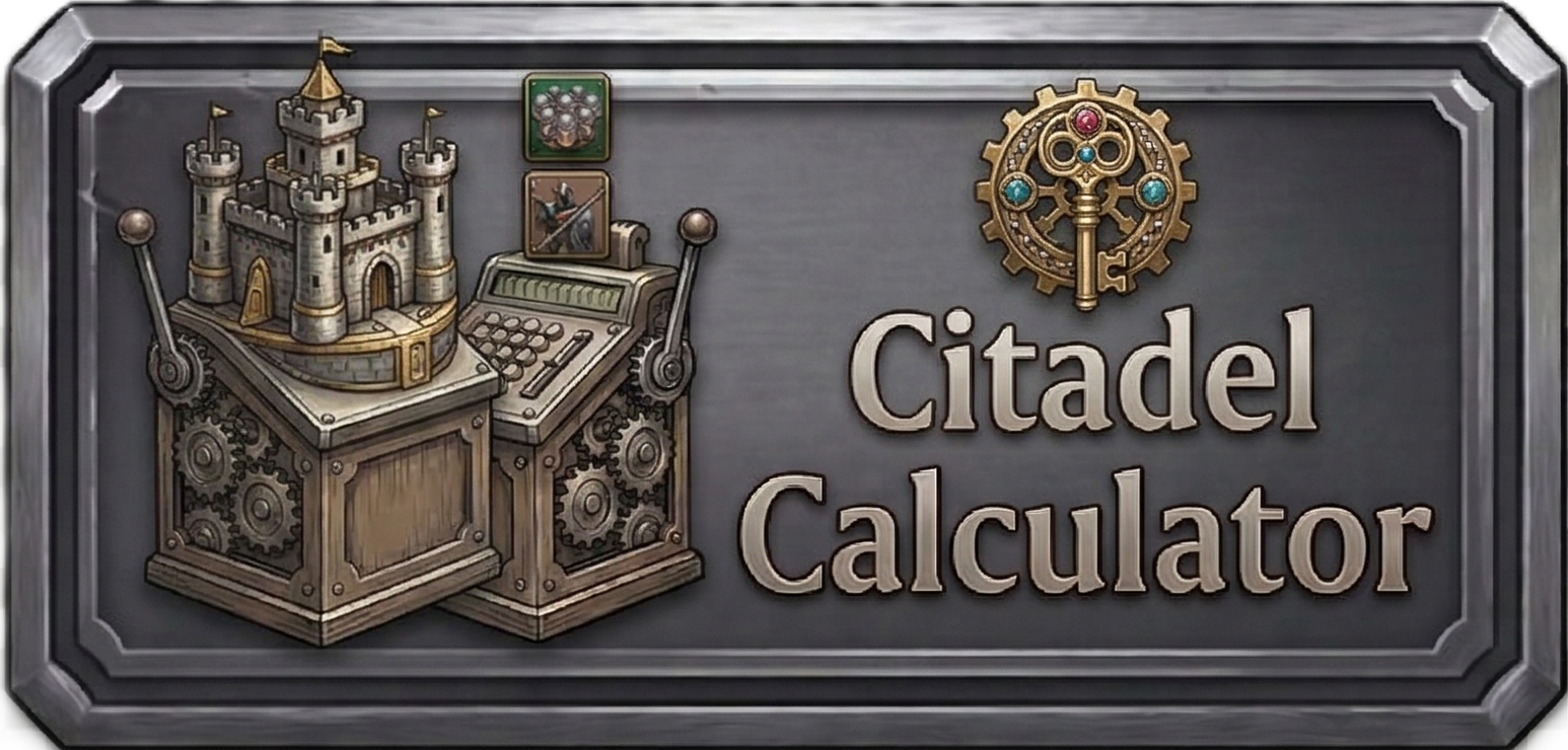 Open citadel calculator